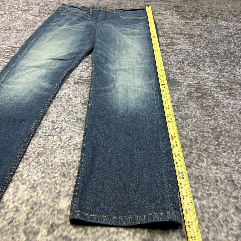 Levi's 514 Jeans Mens 34x30 Blue Straight Fit Cotton Denim